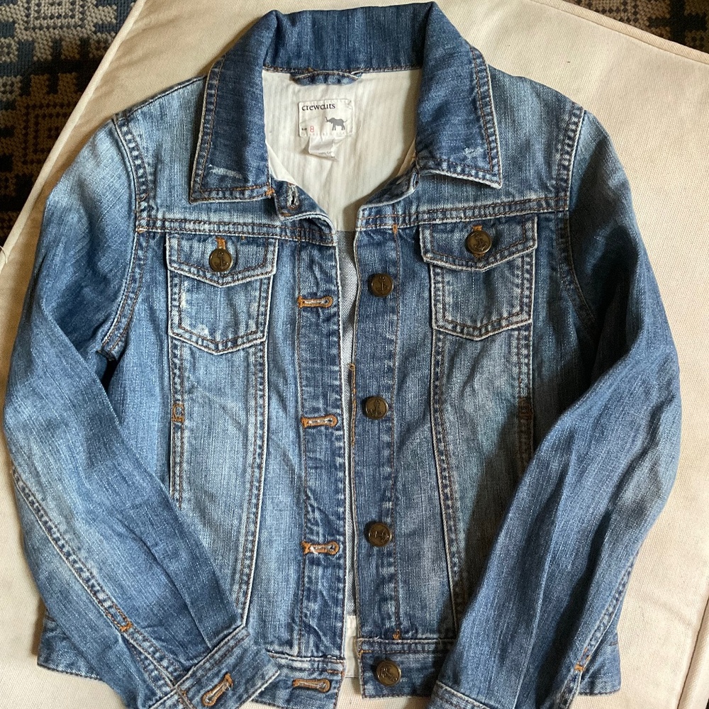 Crewcuts Denim Jacket Size 8